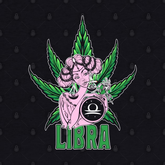 Libra Weed Shirt, Zodiac Cannabis, Libra Marijuana Shirt, Libra Gift, Libra Zodiac tee, zodiac birthday Zodiac Pot Leaf, Libra Birthday Gift by Moon Phase Design